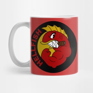 Flying Hellfish Tattoo Mug